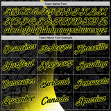 Custom Black Neon Yellow 3D Pattern Design Ethnic Tribal Sportswear Pullover Sweatshirt Hoodie