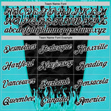 Custom Blue Black-White 3D Abstract Flame Sports Pullover Sweatshirt Hoodie