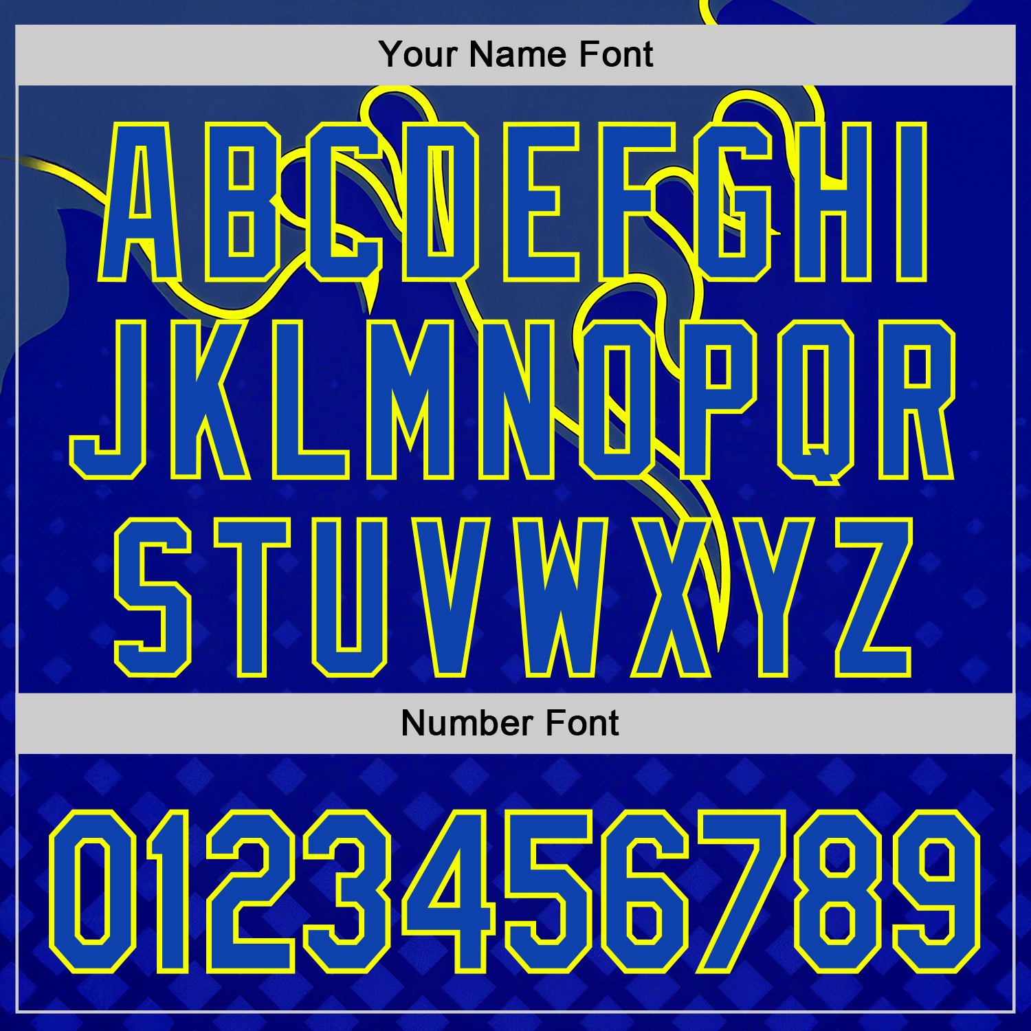 Custom Royal Thunder Blue-Yellow 3D Abstract Flame Sports Pullover Sweatshirt Hoodie