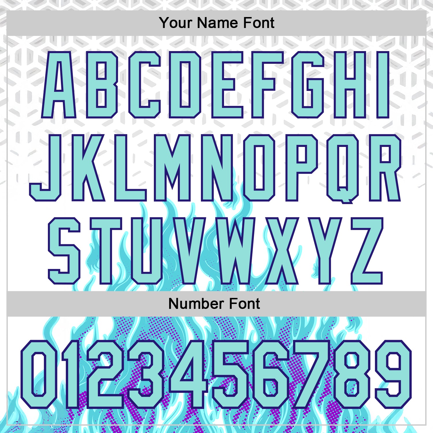 Custom White Ice Blue-Dark Purple 3D Abstract Flame Sports Pullover Sweatshirt Hoodie