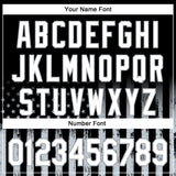 Custom Stitched Black White Camo-Gray 3D American Flag Retro Distressed Eagle Grunge Sports Pullover Sweatshirt Hoodie