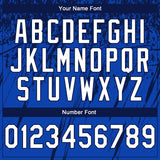 Custom Stitched Thunder Blue White-Navy 3D Pattern Design Splash Grunge Art Sports Pullover Sweatshirt Hoodie