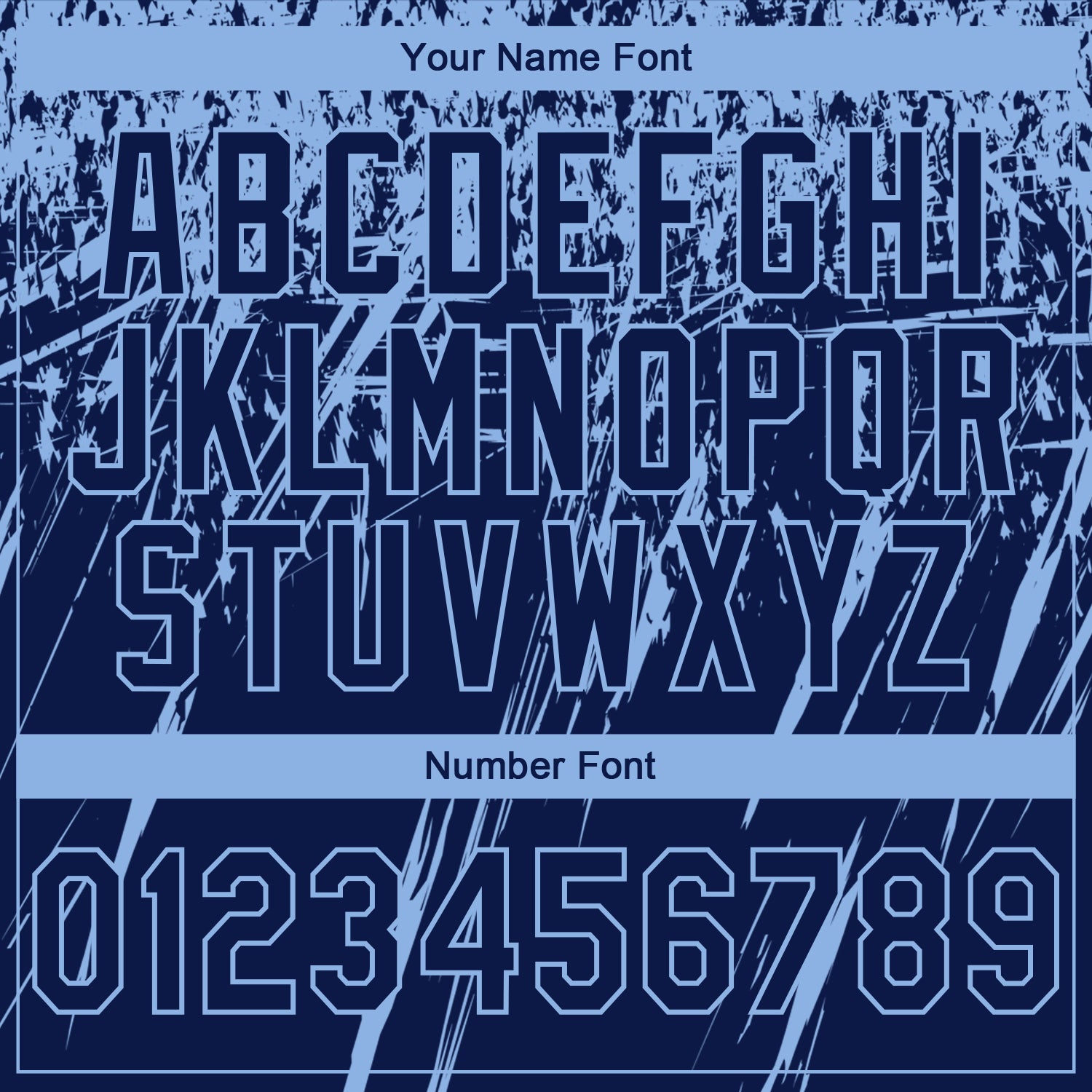 Custom Stitched Navy Light Blue 3D Pattern Design Splash Grunge Art Sports Pullover Sweatshirt Hoodie