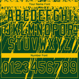 Custom Stitched Green Yellow 3D Pattern Design Splash Grunge Art Sports Pullover Sweatshirt Hoodie
