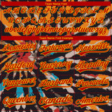 Custom Stitched Tie Dye Red-Yellow 3D Sports Pullover Sweatshirt Hoodie