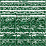 Custom Stitched Green White 3D Pattern Design Line Sportswear Pullover Sweatshirt Hoodie