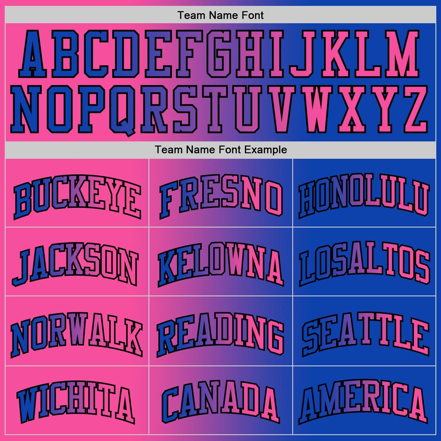 Custom Thunder Blue Pink-Black Authentic Gradient Fashion Basketball Jersey