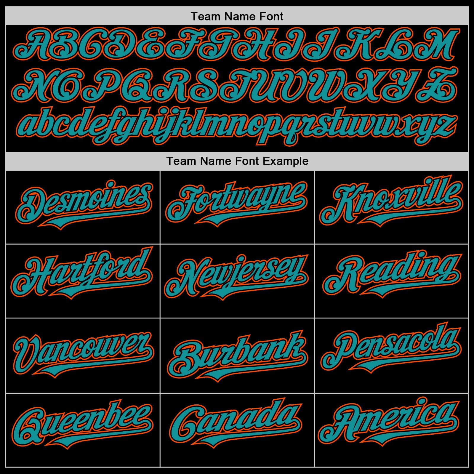 Custom Black Teal-Orange Bomber Full-Snap Varsity Letterman Two Tone Hoodie Jacket