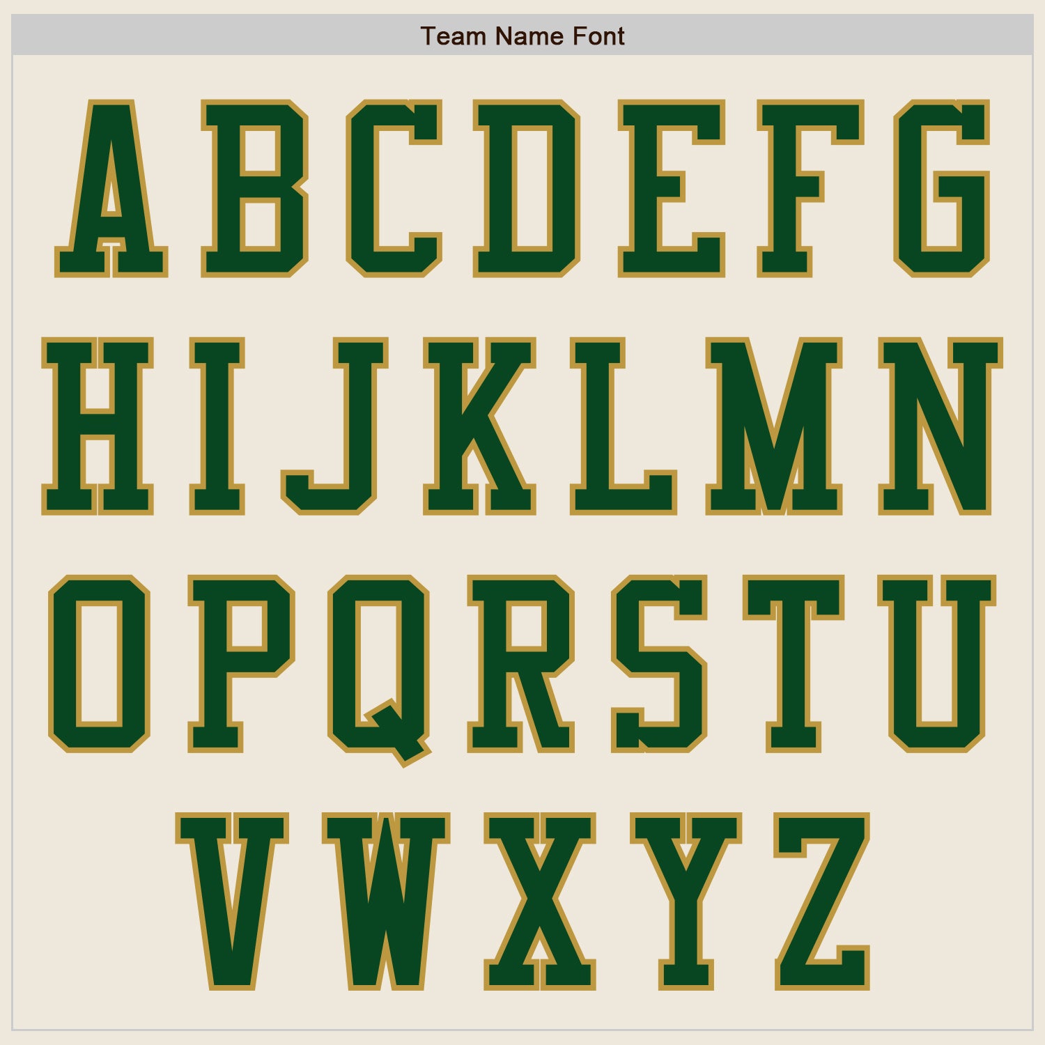 Custom Cream Green-Old Gold Bomber Varsity Letterman Zipper Jacket