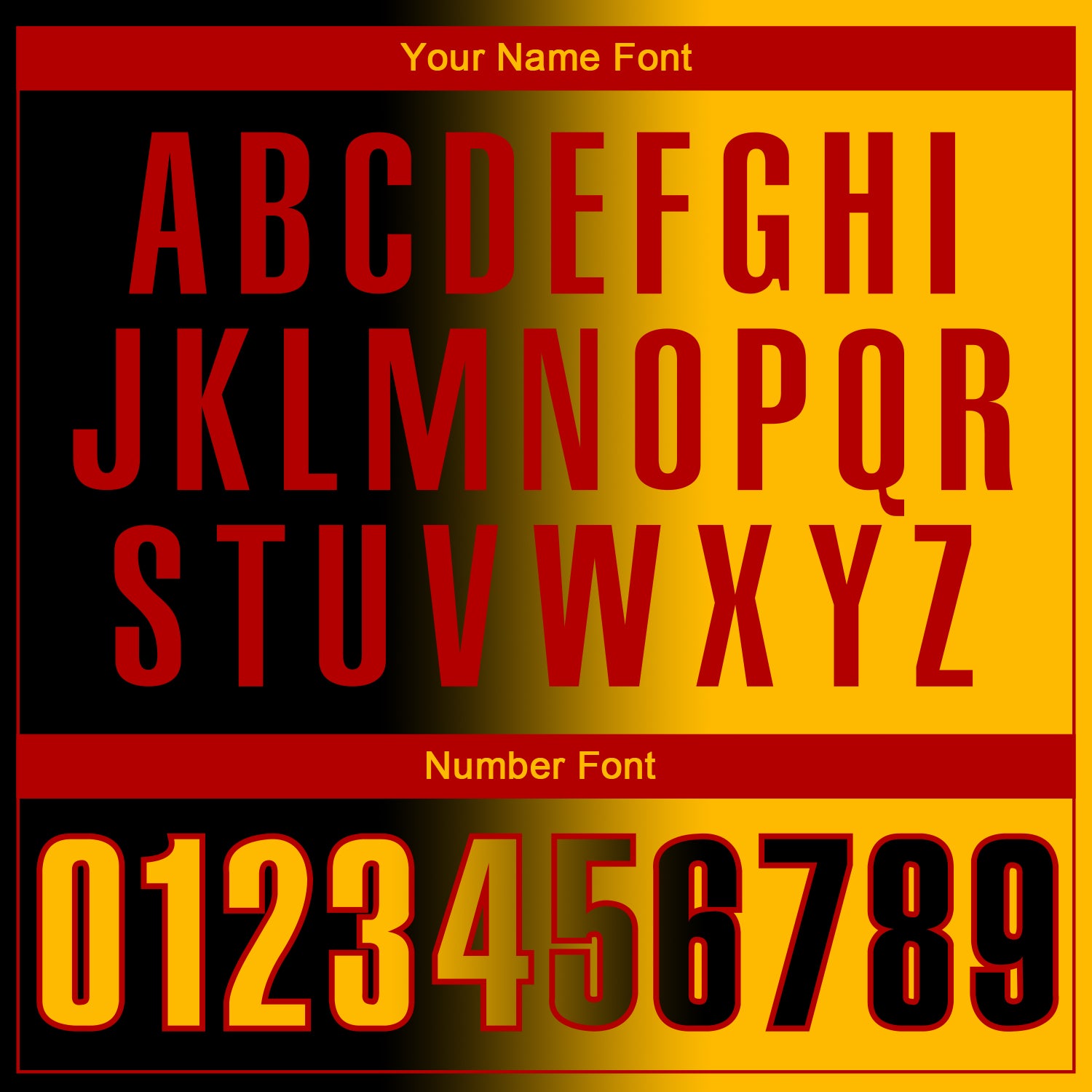 Custom Black Gold-Red 3D Gradient Fashion Performance Polo Shirt