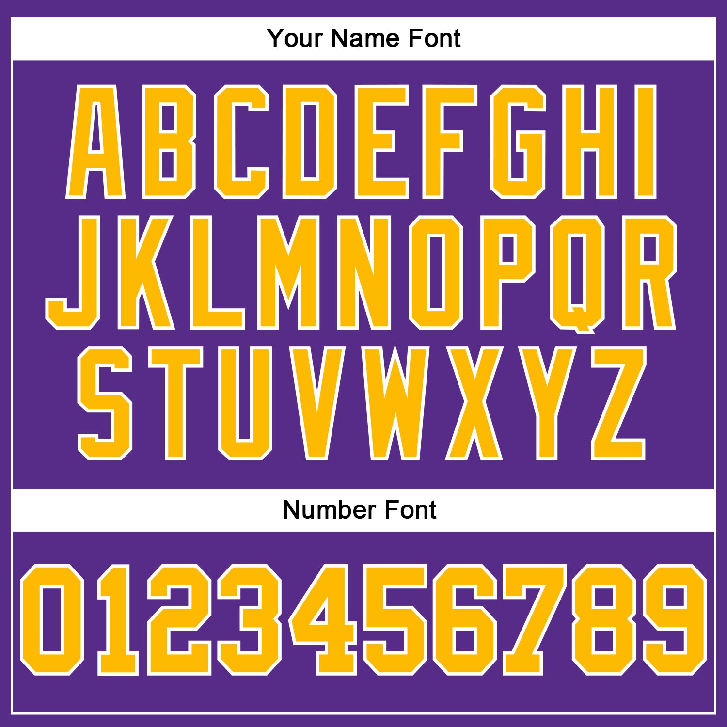 Custom Purple Gold-White Authentic Football Jersey