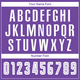 Custom Purple White-Black Sublimation Fade Fashion Soccer Uniform Jersey