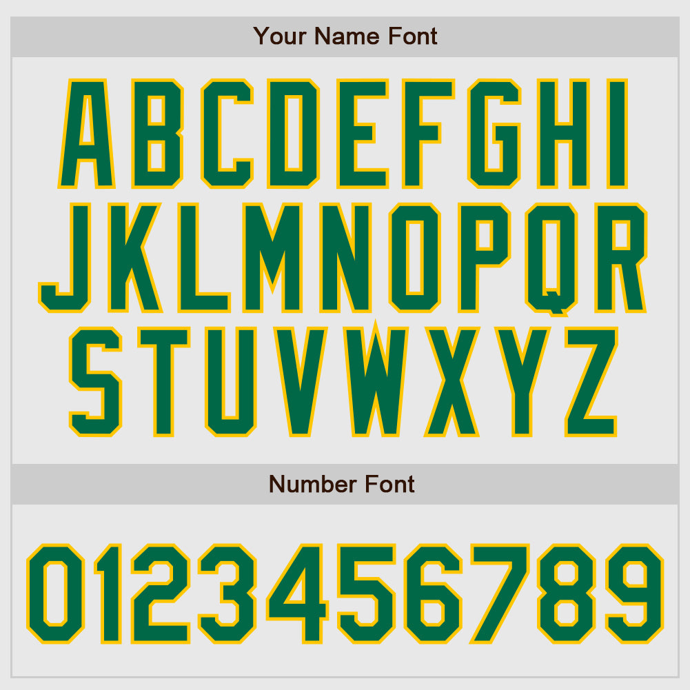 Custom White Kelly Green Pinstripe Kelly Green-Gold Authentic Raglan Sleeves Baseball Jersey