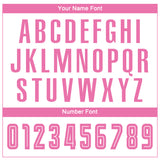 Custom White Pink Sublimation Soccer Uniform Jersey