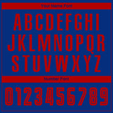 Custom Royal Red Sublimation Soccer Uniform Jersey