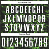 Custom Black White-Neon Green Sublimation Soccer Uniform Jersey