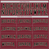 Custom Stitched Burgundy White-Cream Sports Pullover Sweatshirt Hoodie