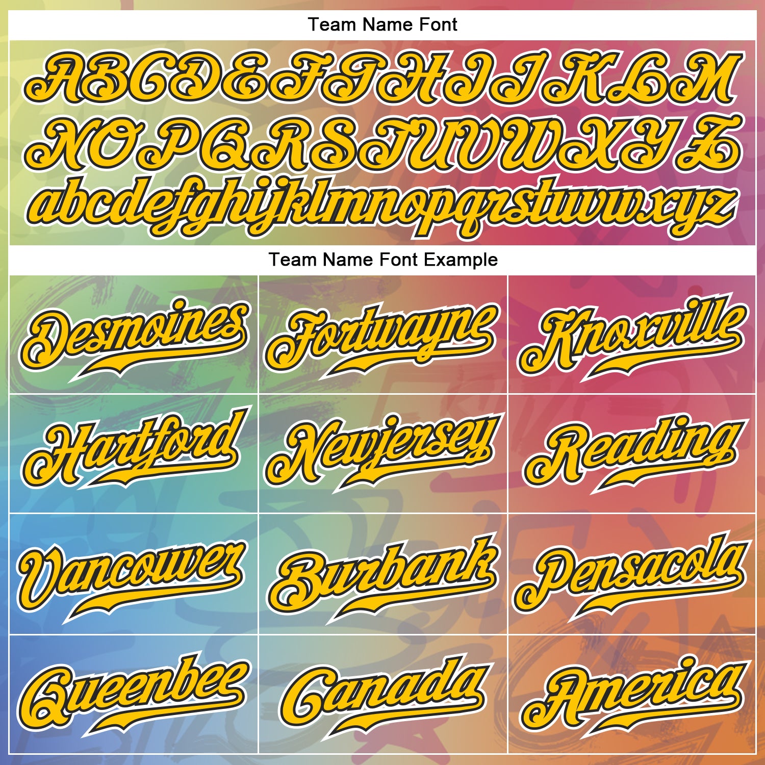 Custom Graffiti Pattern Gold-Black 3D Authentic Baseball Jersey