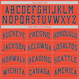 Custom Stitched Orange Navy-Gray Sports Pullover Sweatshirt Hoodie