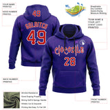Custom Dark Purple Red-White 3D Halloween Spider Net Party Costume Ideas Sports Pullover Sweatshirt Hoodie