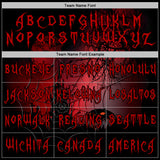 Custom Black Red 3D Halloween Spider Net Spooky Party Costume Ideas Sports Pullover Sweatshirt Hoodie