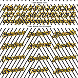 Custom Stitched White Navy Black-Gold 3D Pattern Design Sports Wear Pullover Sweatshirt Hoodie