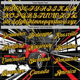 Custom Black Yellow Red-White 3D Pattern Design Formula Auto Car Racing Motorsport Sports Pullover Sweatshirt Hoodie