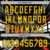 Custom Black Yellow Red-White 3D Pattern Design Formula Auto Car Racing Motorsport Sports Pullover Sweatshirt Hoodie
