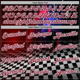 Custom Black Crimson-White 3D Pattern Design Formula Auto Car Racing Motorsport Sports Pullover Sweatshirt Hoodie