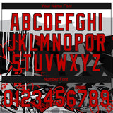 Custom Stitched Black Red Gray-White 3D Graffiti Splash Street Art Sports Pullover Sweatshirt Hoodie