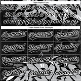 Custom Stitched Black Gray-White 3D Graffiti Splash Street Art Sports Pullover Sweatshirt Hoodie