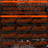 Custom Stitched Black Gray-Orange 3D Graffiti Splash Street Art Sports Pullover Sweatshirt Hoodie