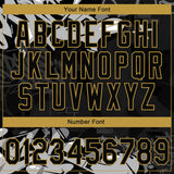 Custom Stitched Black Gray Old Gold-White 3D Graffiti Splash Street Art Sports Pullover Sweatshirt Hoodie