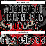 Custom Stitched Black Gray Red-White 3D Pattern Design Animal Bull Sports Pullover Sweatshirt Hoodie