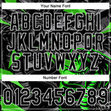 Custom Stitched Black Gray Green-White 3D Pattern Design Animal Snake Sports Pullover Sweatshirt Hoodie