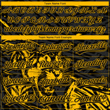 Custom Stitched Black Gold-Gray 3D Pattern Design Animal Tiger Sports Pullover Sweatshirt Hoodie