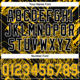 Custom Stitched Black Gold-White 3D Pattern Design Animal Eagle Sports Pullover Sweatshirt Hoodie