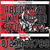 Custom Stitched Black Red Gray-White 3D Pattern Design Animal Tiger Sports Pullover Sweatshirt Hoodie