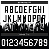 Custom Stitched White Black 3D Pattern Design Animal Wolf Sports Pullover Sweatshirt Hoodie