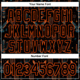 Custom Black Orange 3D Pattern Design Western Cowboy Tribal Ethnic Sports Pullover Sweatshirt Hoodie