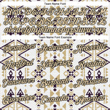 Custom White City Cream-Black 3D Pattern Design Western Cowboy Tribal Ethnic Sports Pullover Sweatshirt Hoodie