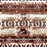 Custom Crimson City Cream 3D Pattern Design Western Cowboy Tribal Ethnic Sports Pullover Sweatshirt Hoodie