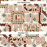 Custom White City Cream-Burgundy 3D Pattern Design Western Cowboy Tribal Ethnic Sports Pullover Sweatshirt Hoodie