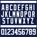 Custom Navy White-Gray 3D Splash Hockey Lace Neck Jersey