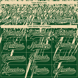 Custom Green Cream-Black 3D Splash Hockey Lace Neck Jersey