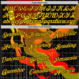 Custom Red Yellow-Black 3D Abstract Flame Sports Pullover Sweatshirt Hoodie