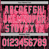 Custom Stitched Black Neon Pink-White 3D Pattern Design Dripping Splatter Sports Pullover Sweatshirt Hoodie