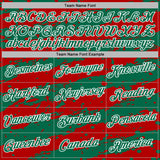 Custom Stitched Red Kelly Green-White 3D Pattern Design Splash Torn Paper Style Sports Pullover Sweatshirt Hoodie