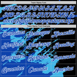 Custom Stitched Black Thunder Blue Sky Blue-White 3D Pattern Design Abstract Fragment Art Splash Sports Pullover Sweatshirt Hoodie