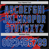 Custom Stitched Black Royal Red-White 3D Pattern Design Abstract Fragment Art Splash Sports Pullover Sweatshirt Hoodie